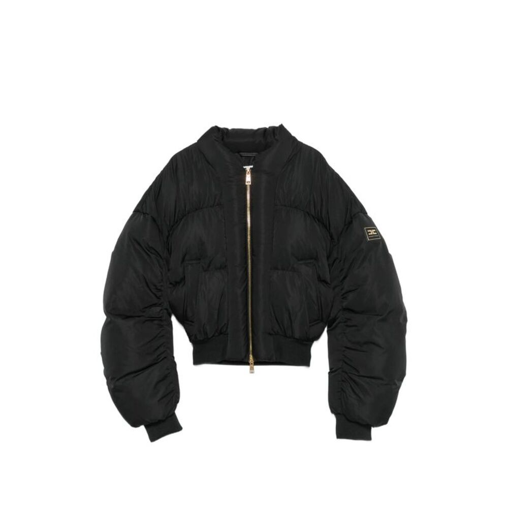 Elisabetta Franchi Black Jackets - Cropped Jackets Women